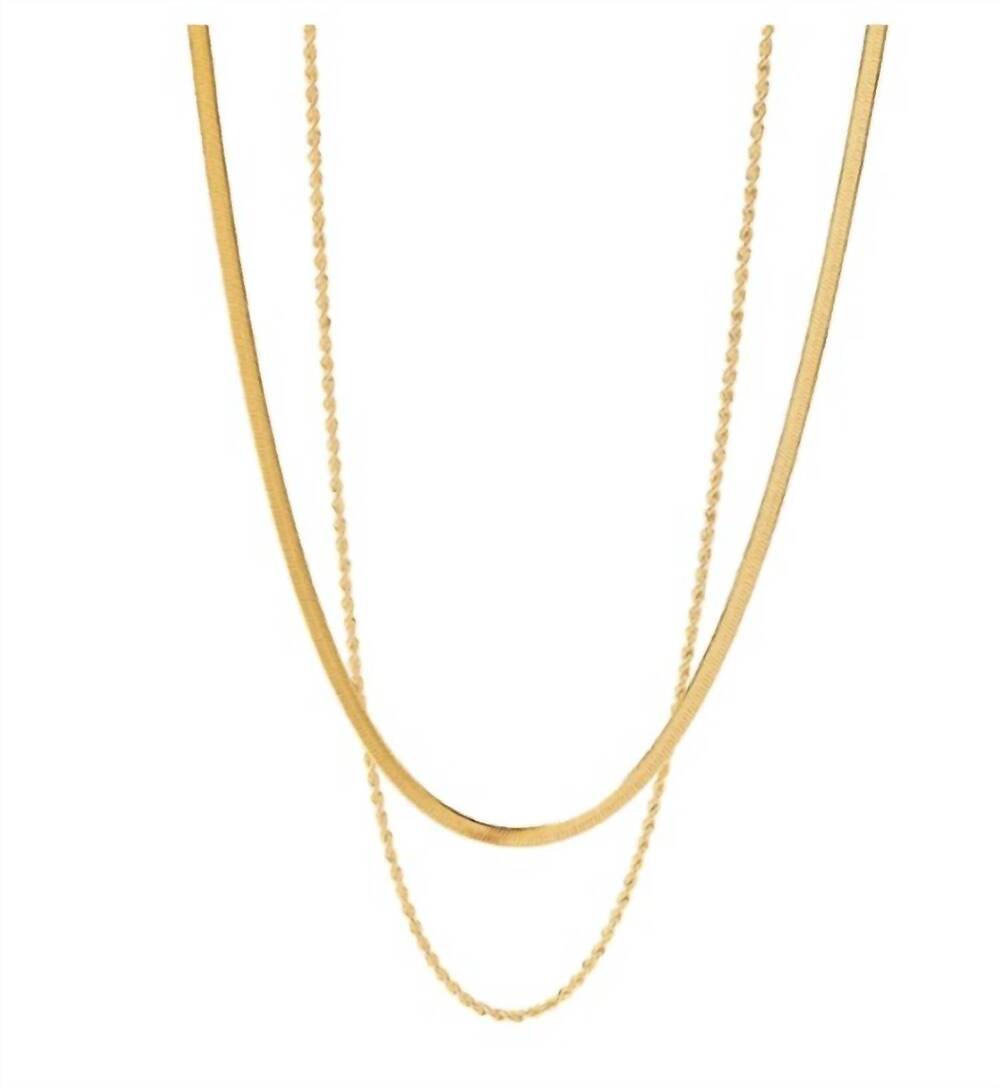 NEW KATIE RAE COLLECTION women's sugar and spice necklace in gold